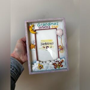 Vintage grammas shining star photo frame 4x6